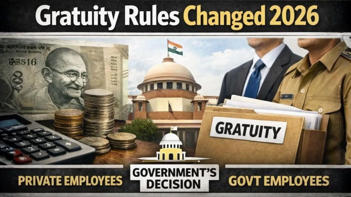 Gratuity New Rules 2026